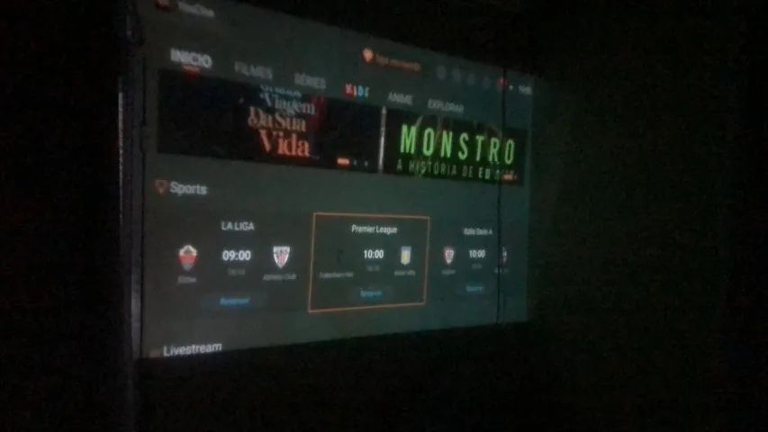 Projetor HY300-A Android | Wi-Fi | Bluetooth | HDMI| até 130 polegadas - Foto 2