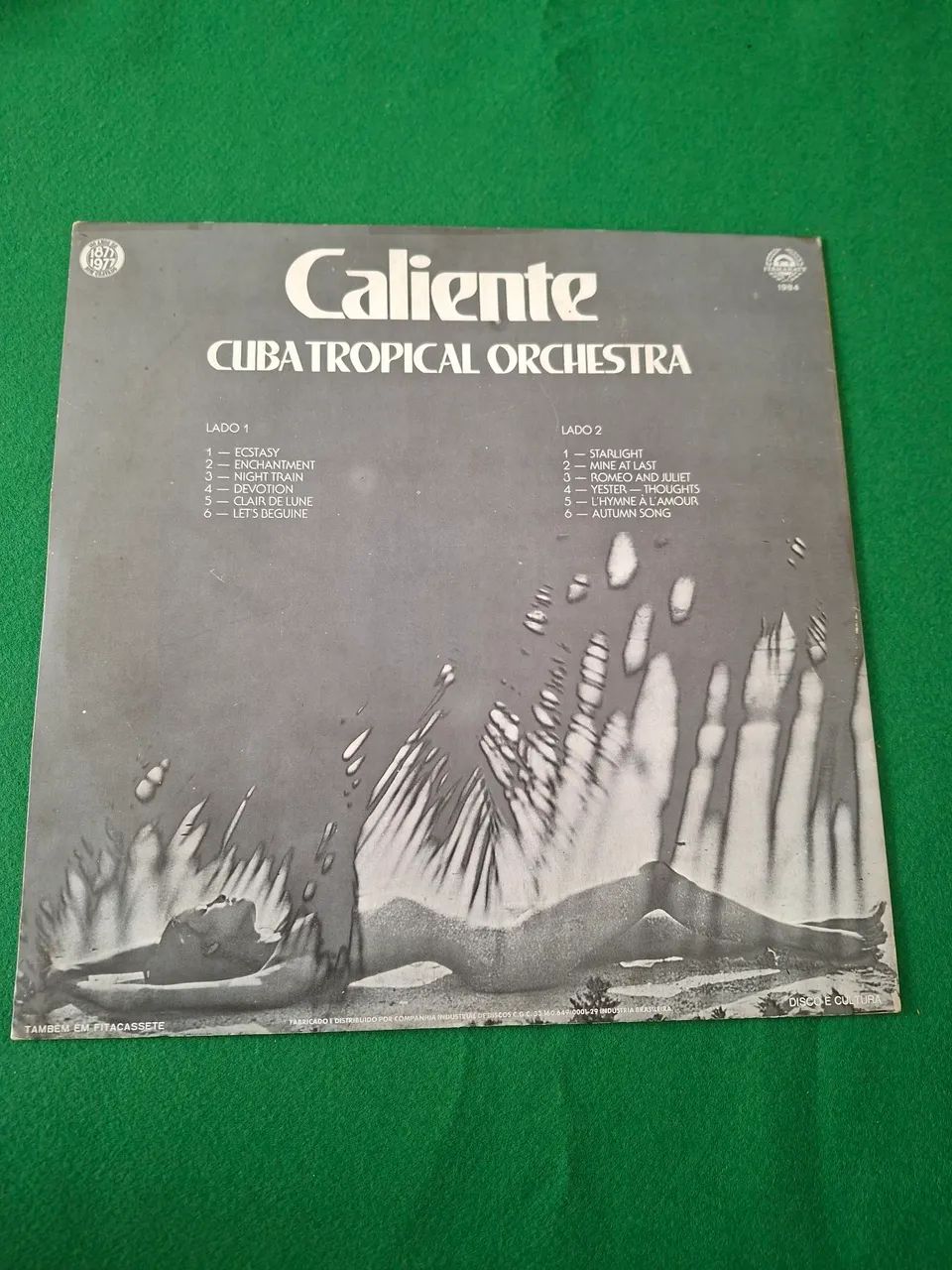 Vinil Caliente Cuba Tropical Orchestra lp - Foto 2