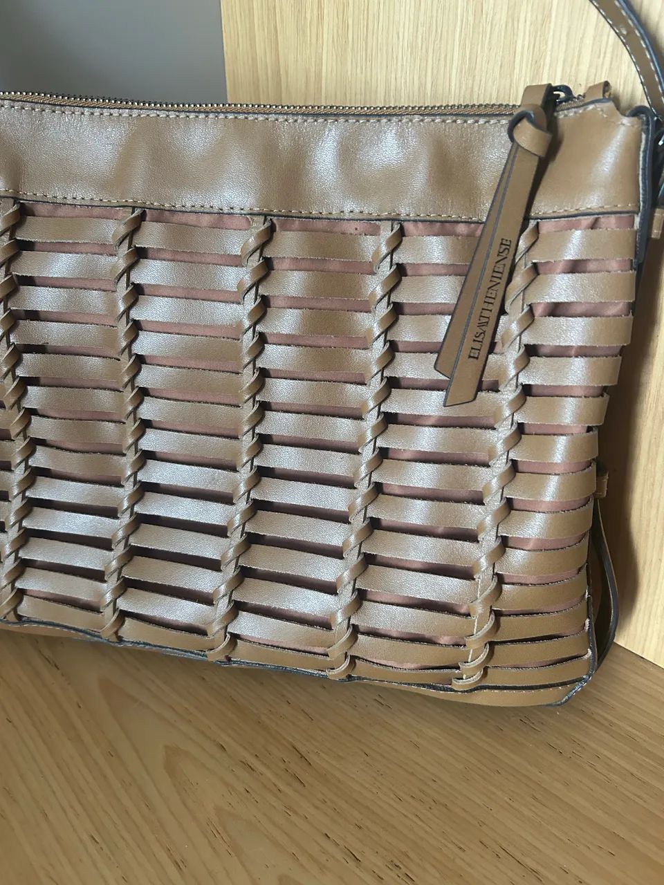 Bolsa 100% couro Elisa Atheniense - Foto 3
