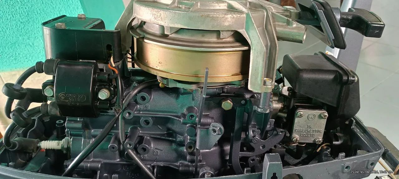 Motor de popa Yamaha 15hp ( relíquia ) - Foto 5