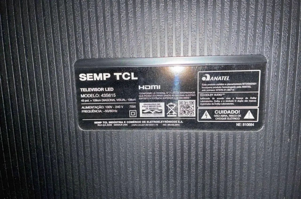 Tv TCL 43 polegadas  - Foto 3