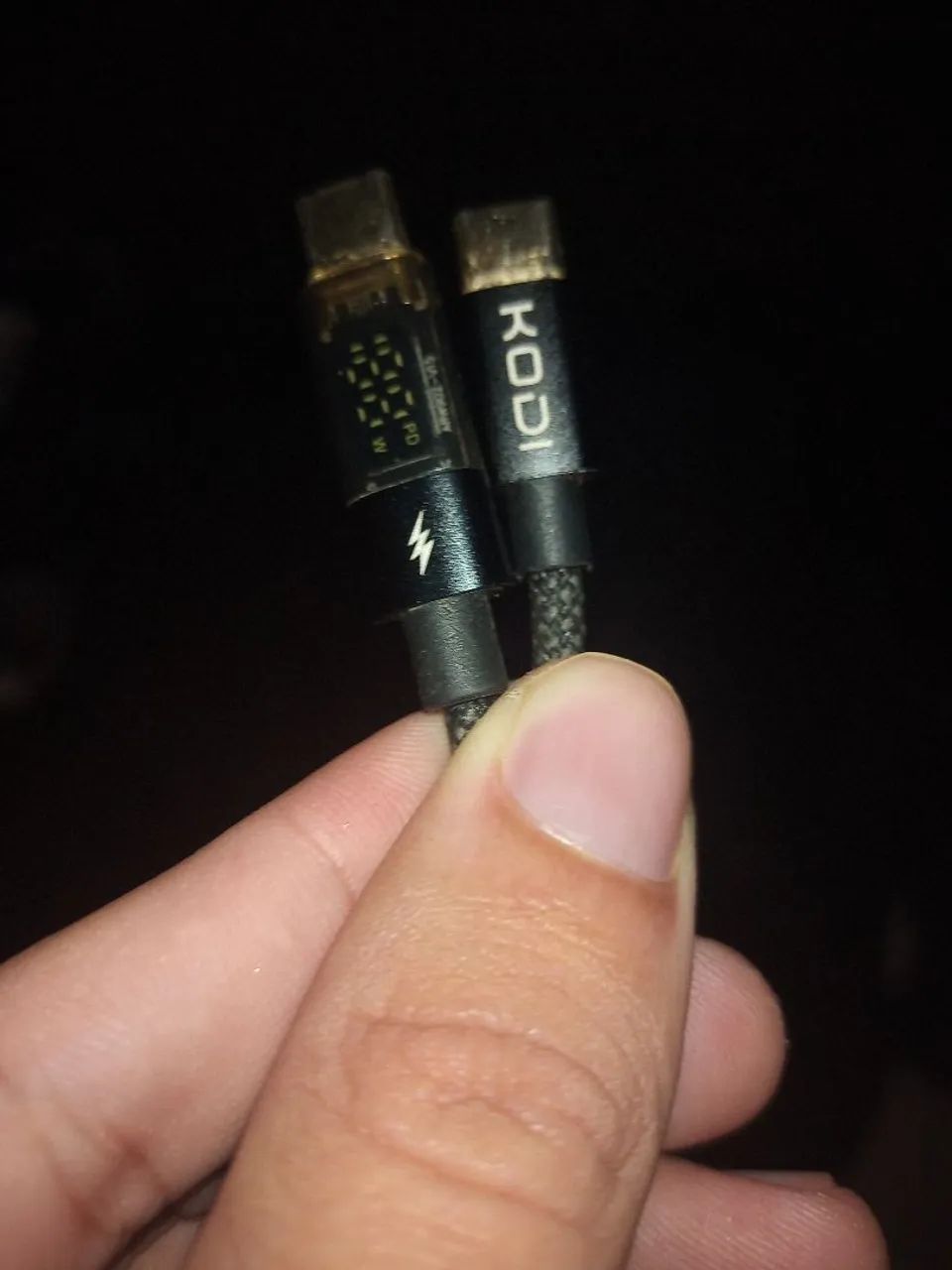 Cabo Tipo C para carregar celular com tela de carregamento digital  - Foto 3