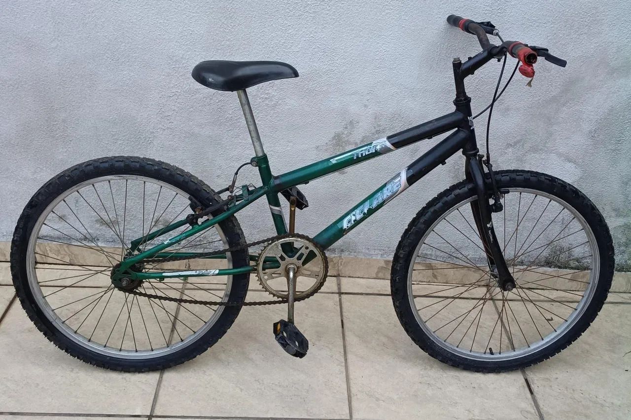 Bicicleta Verde Aro 24