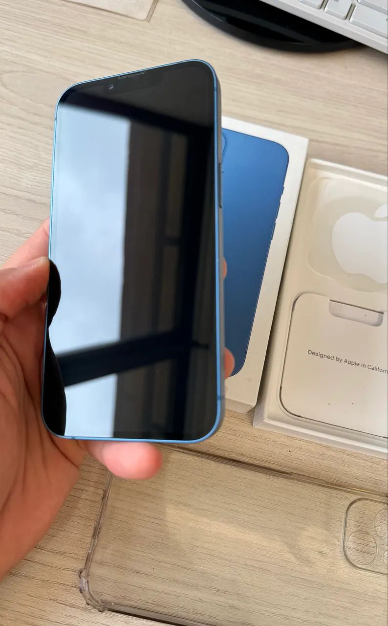 iPhone 13 128gb azul- 80% bateria - Celulares e Smartphones
