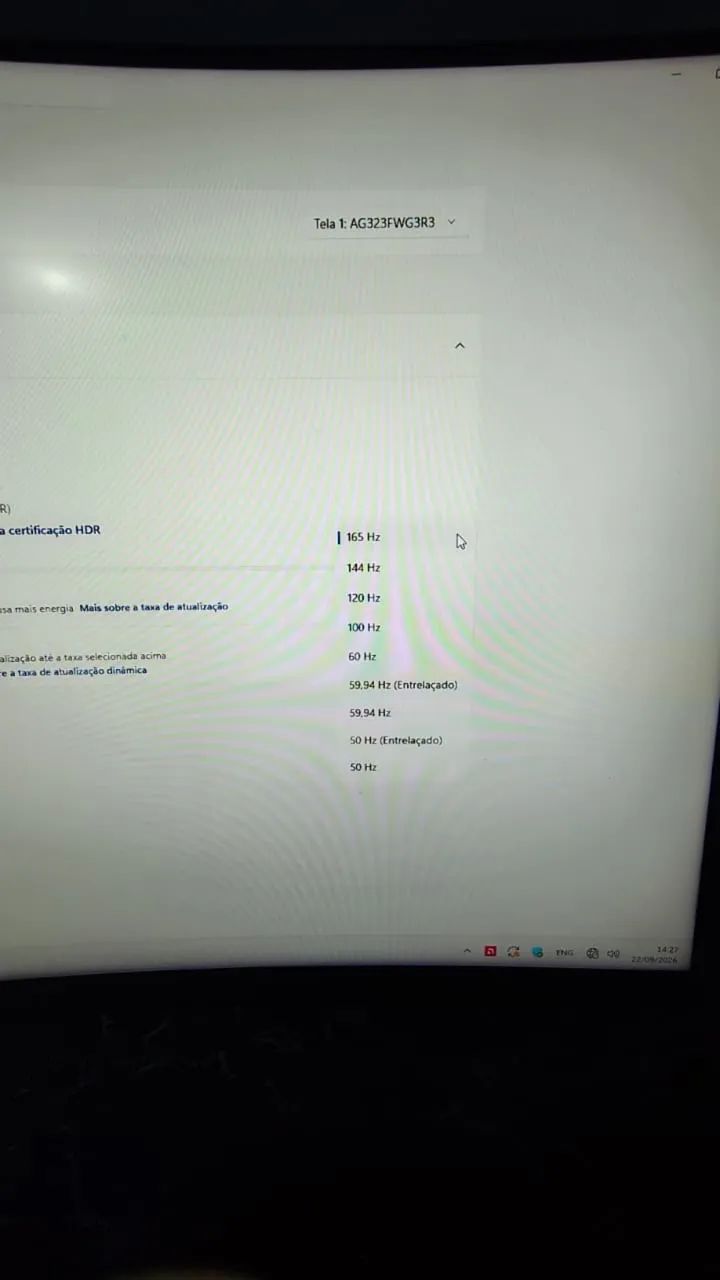 Monitor agon 31,5? 165hz 