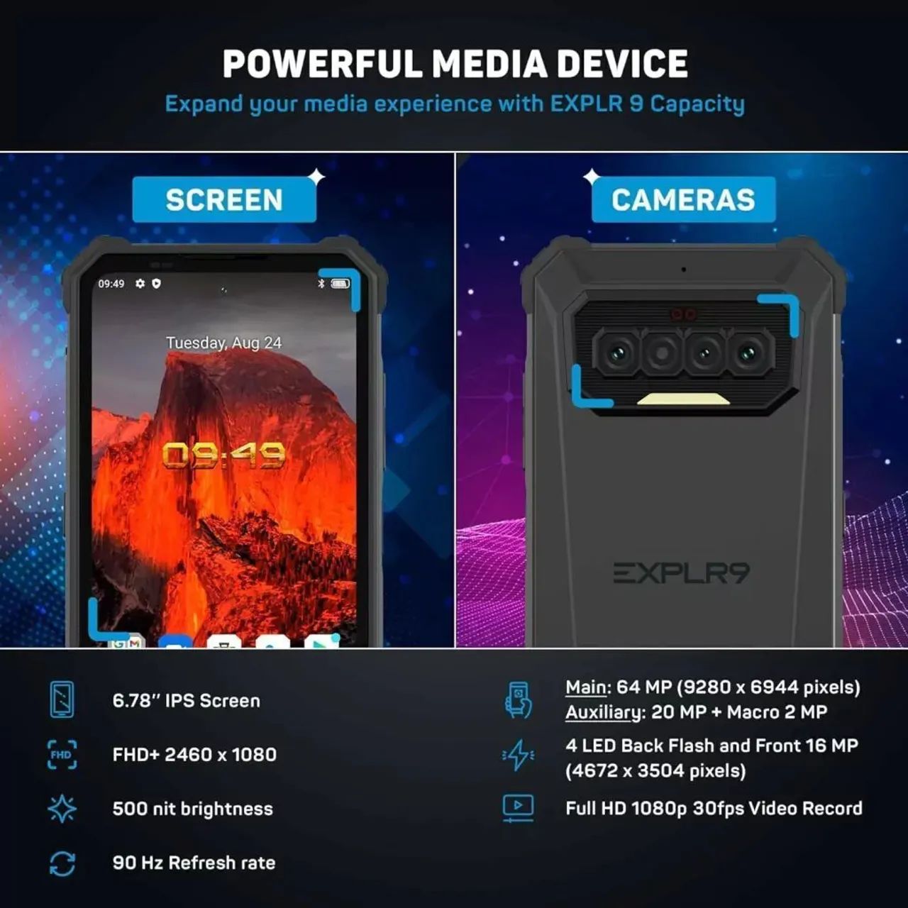 Celular indestrutível Tesla Explr9  - Foto 4