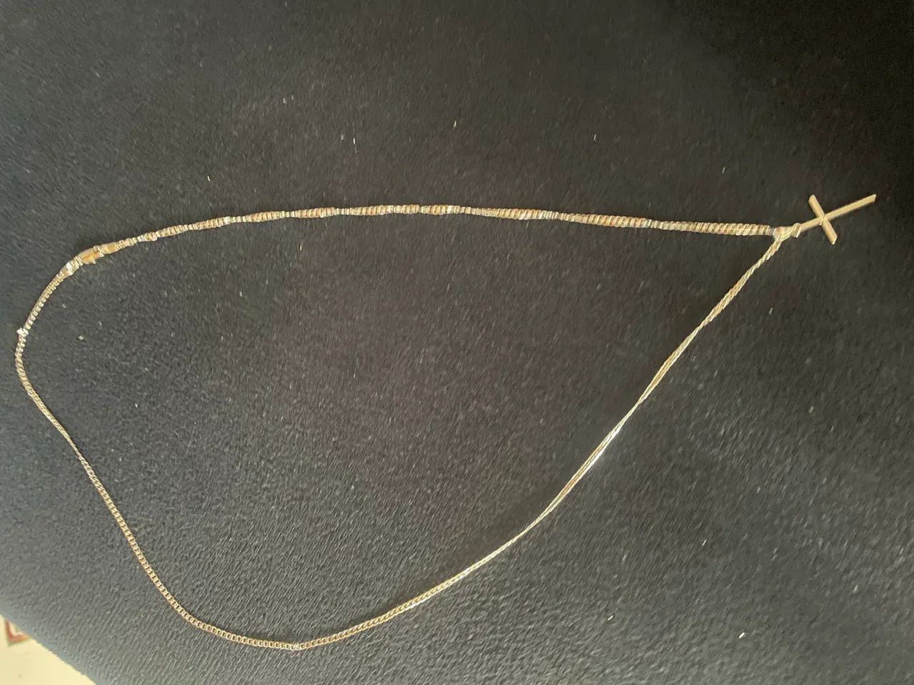 Cordão de prata novo 