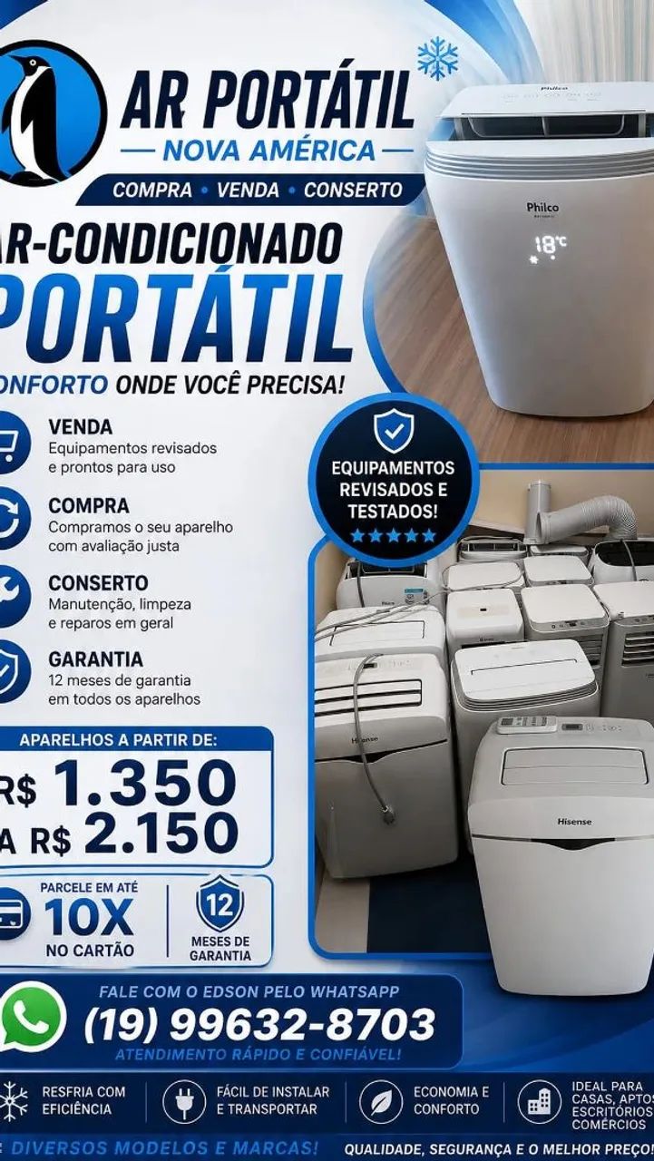 Ar condicionado Portátil  - Foto 2