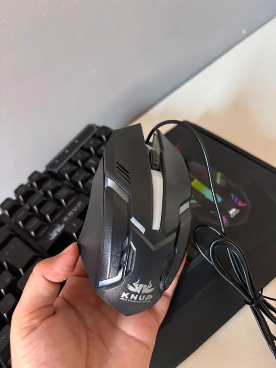 KIT TECLADO E MOUSE GAMER - Foto 2