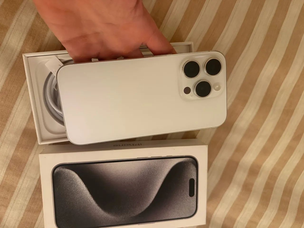 iPhone 15 Pro Titanium 512gb com nota fiscal