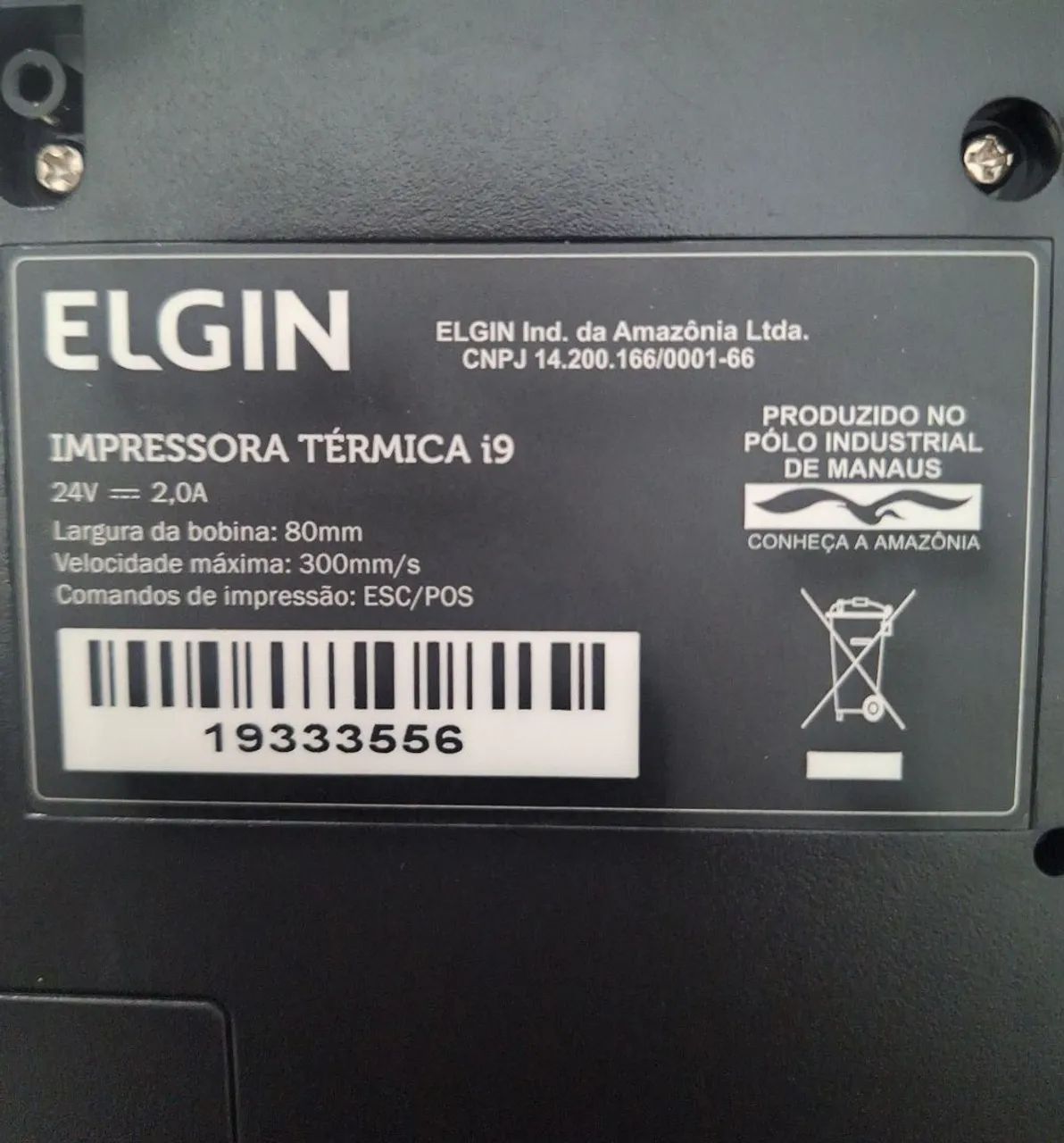 Impressora térmica Elgin i9 - Foto 2