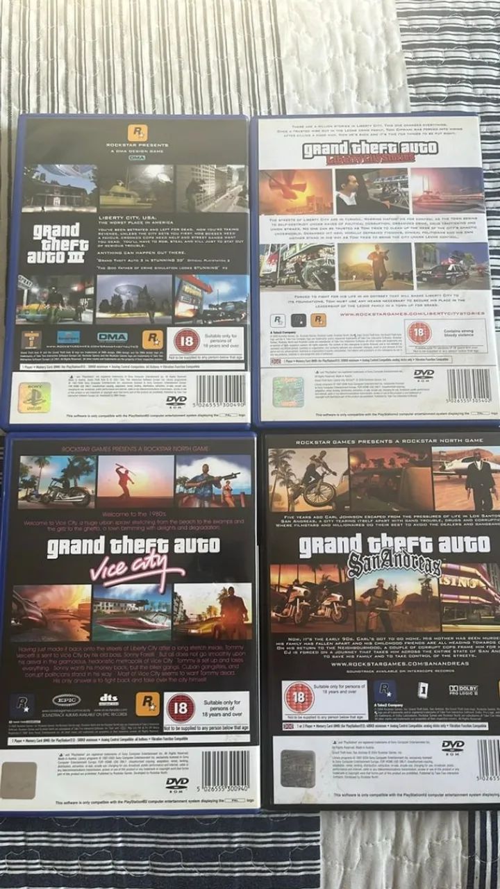 GTA PS2 Originais - Mapa e manual - Foto 4