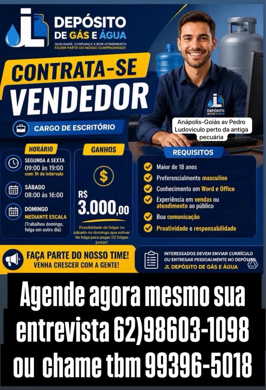 emprego Anápolis Goiás 
