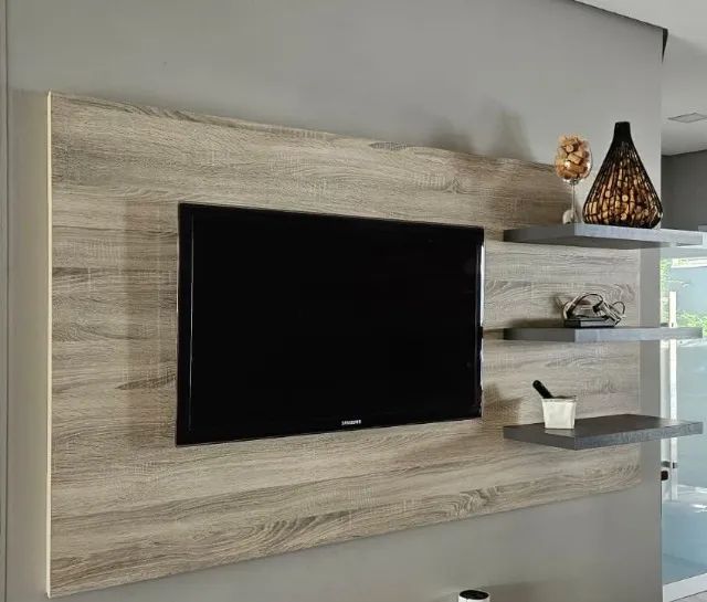 Painel de TV em madeira maciça - Foto 3