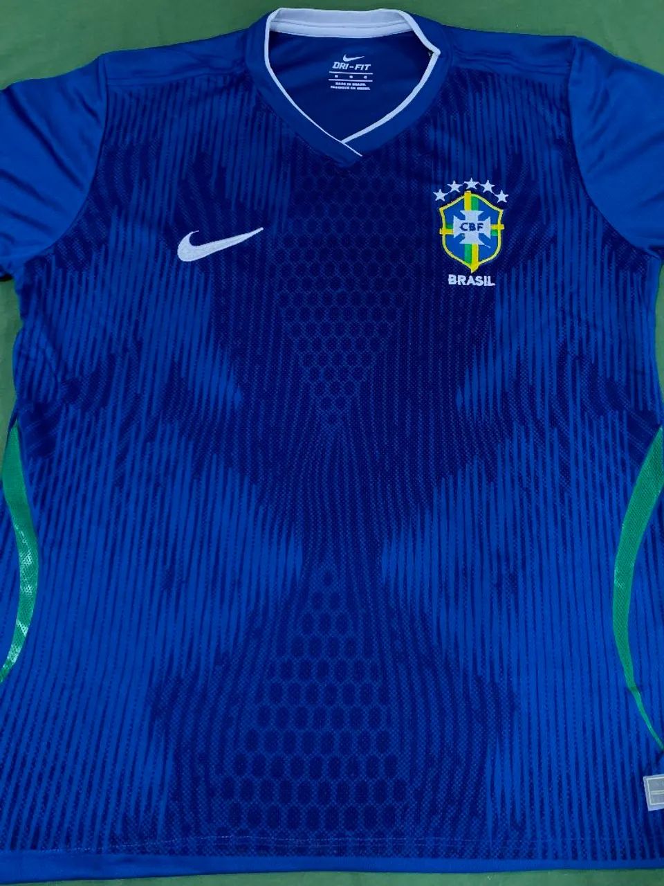 Camisa do Brasil Dry Fit Azul