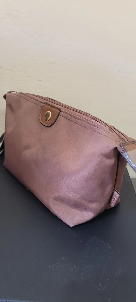 Necessaire Estilosa Marrom Nova - Foto 2
