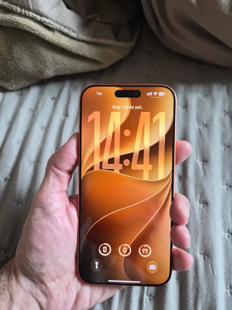 iPhone 17 Pro Max 256 GB Laranja-Cósmico