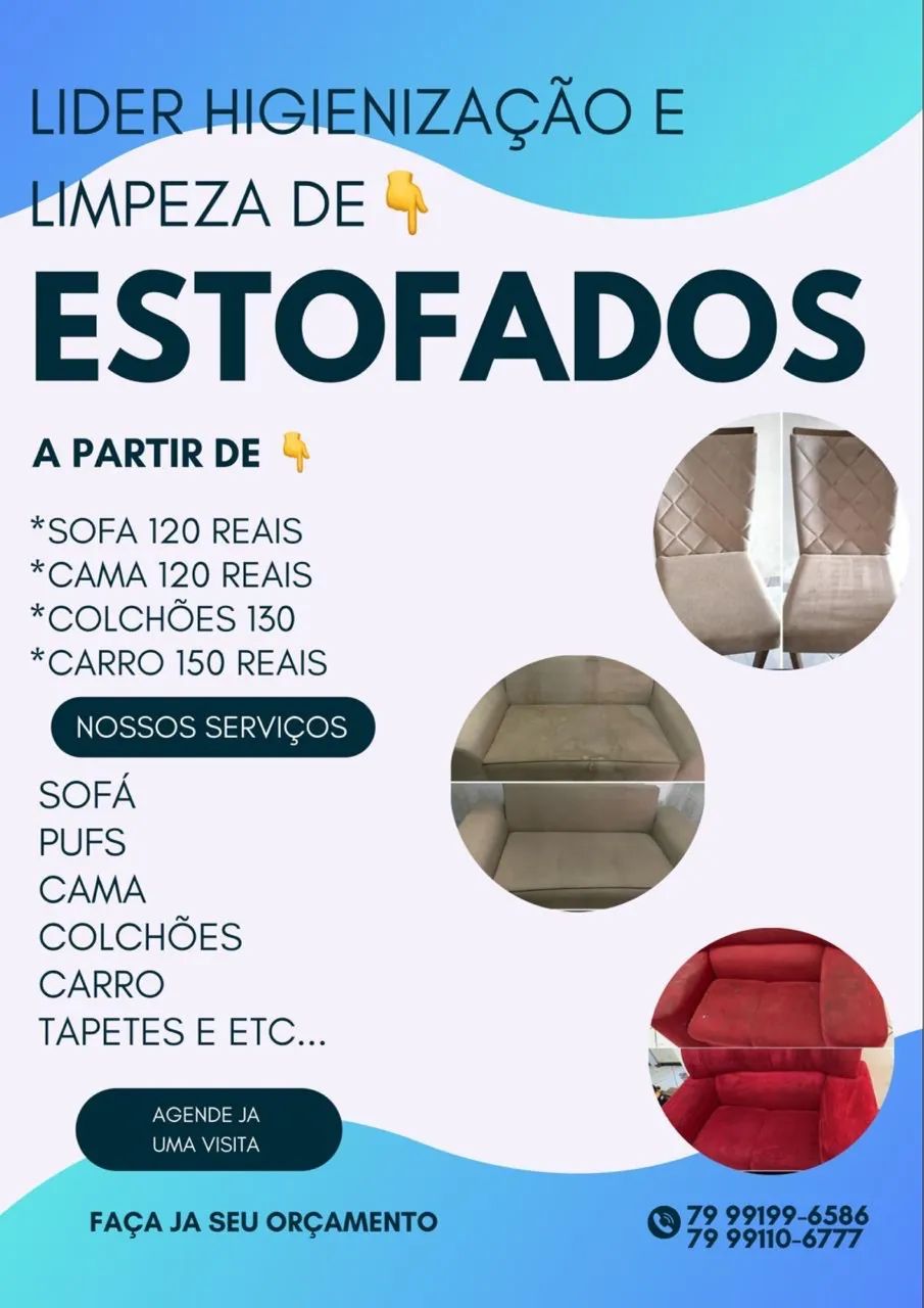 Limpeza de estofados 