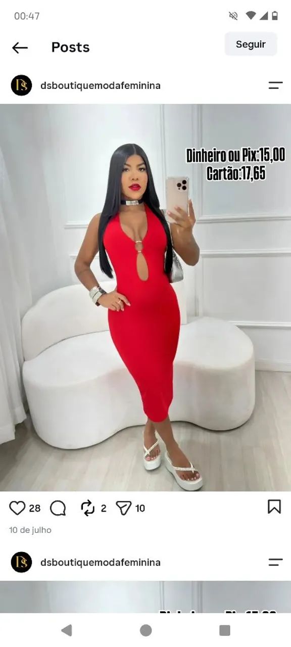 Vestido MIDI argolas  - Foto 2