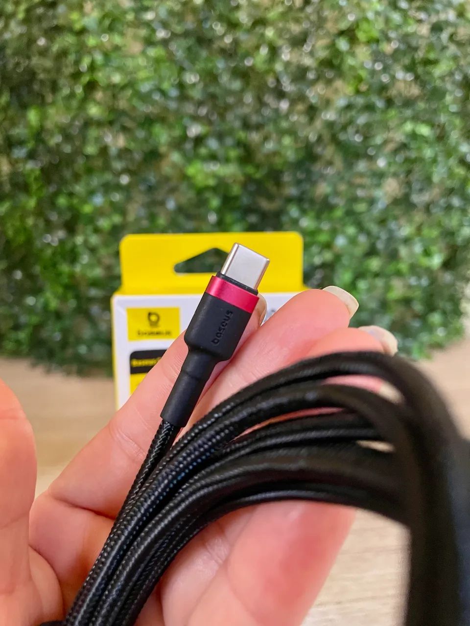 Cabo Baseus USB para tipo C  3A 2M  - Foto 3