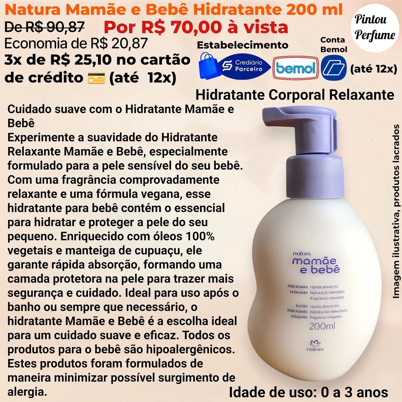Mamãe e Bebê Natura Produtos em Promoção - Foto 5