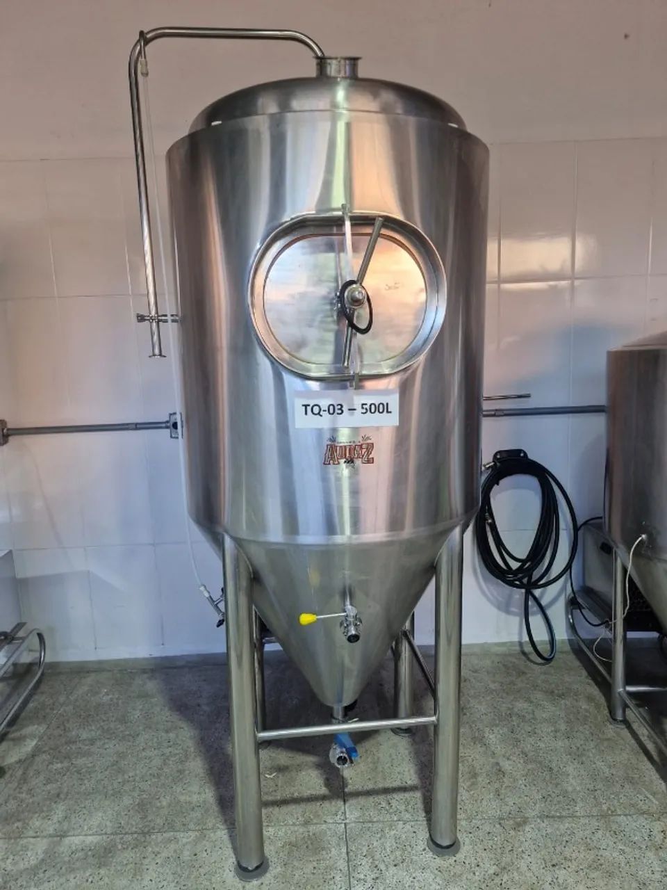 Tanque Fermentador Cerveja e chope autorefrigerado - 500L utéis - Foto 3