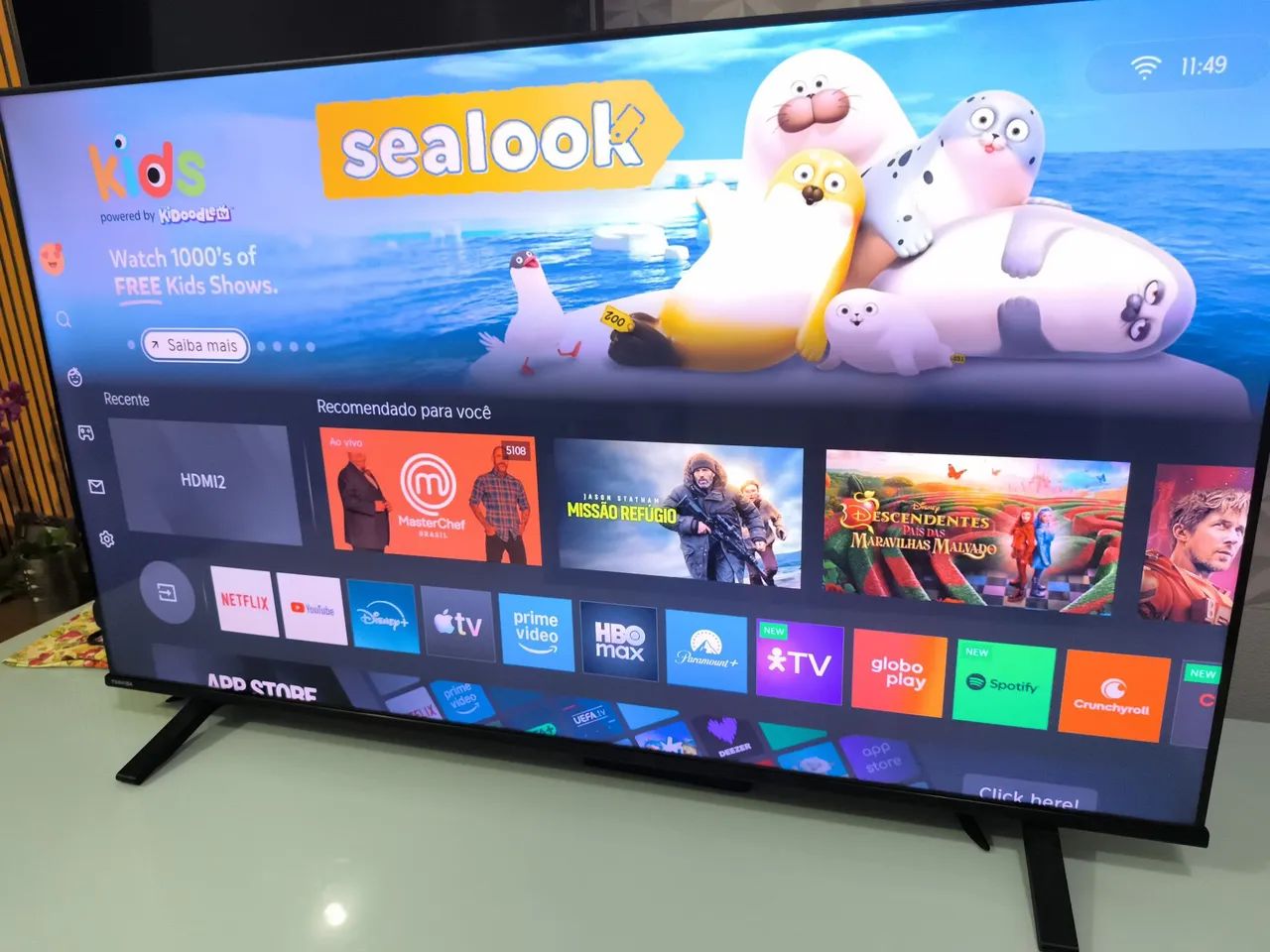 SMART TV 55 POLEGADAS 4K FININHA? - Foto 4