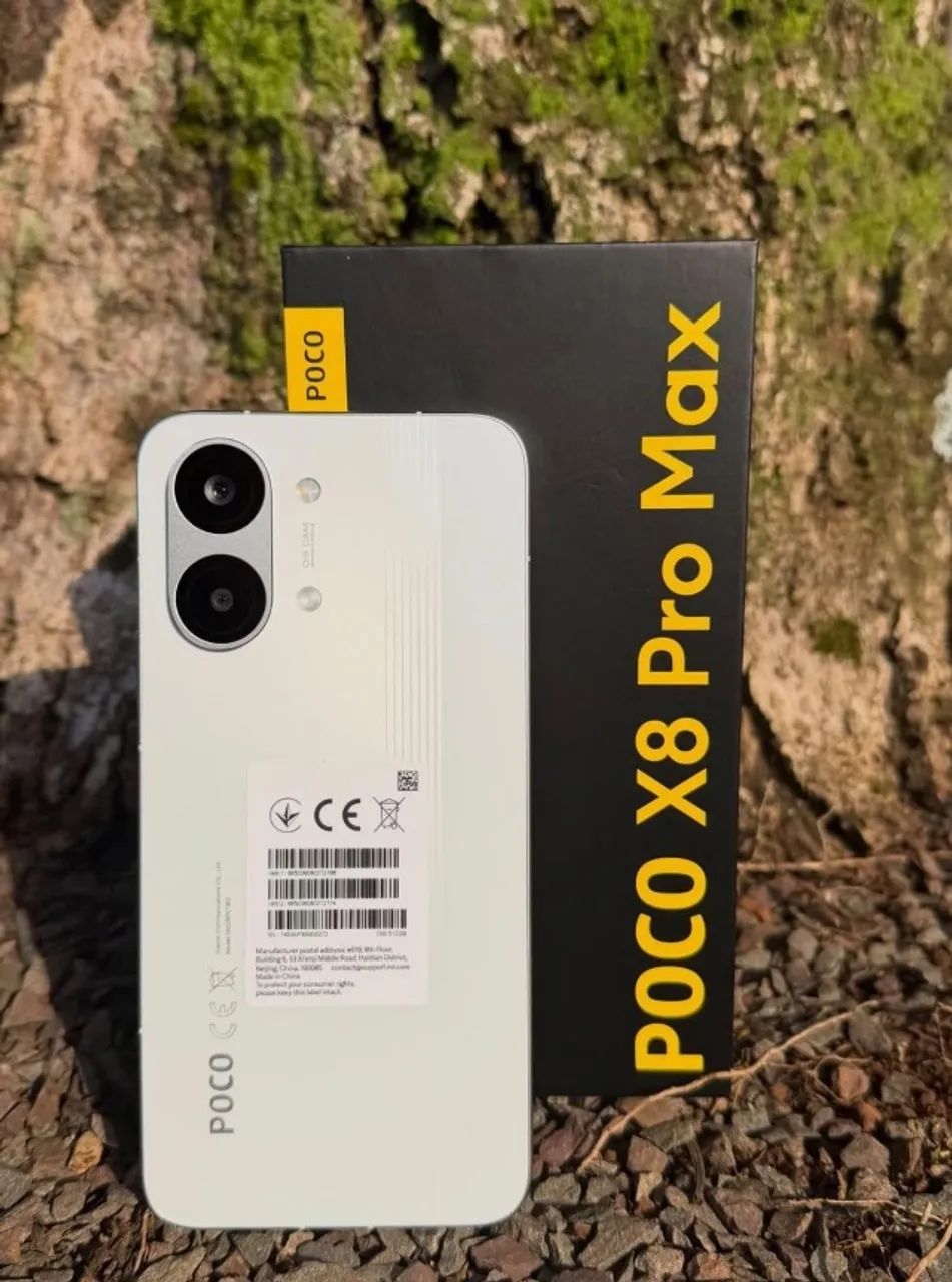 Poco x8 pro max 5g 12ram 256gb - branco
