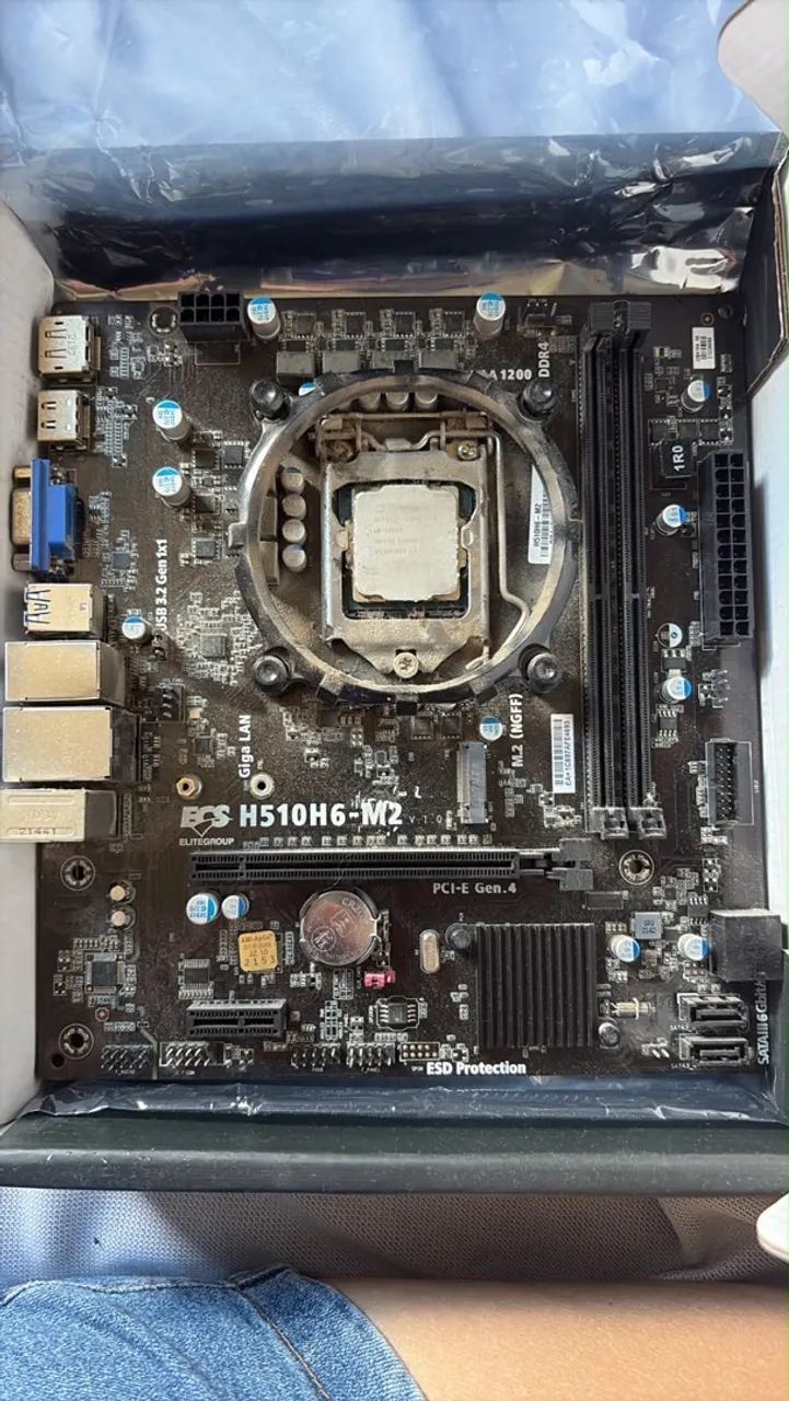 Kit I3 - 10100 com placa mãe 