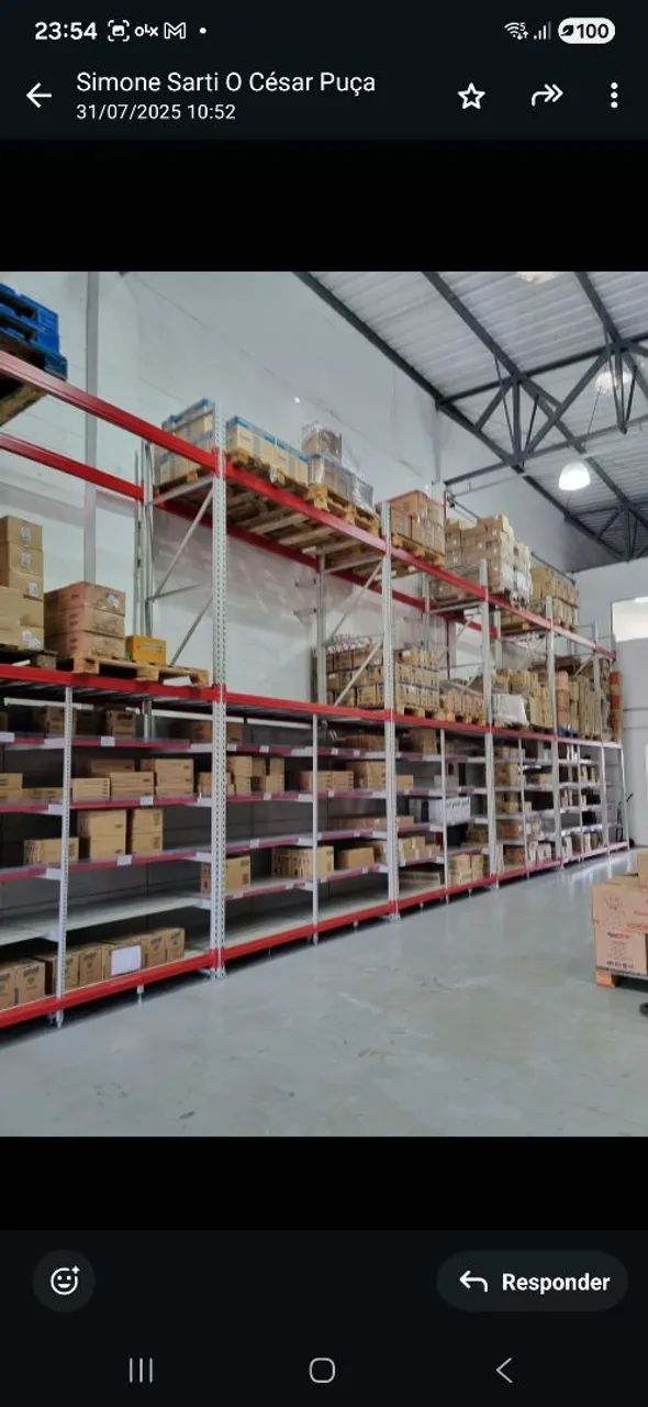 Porta Palete Gôndolas Industrial 