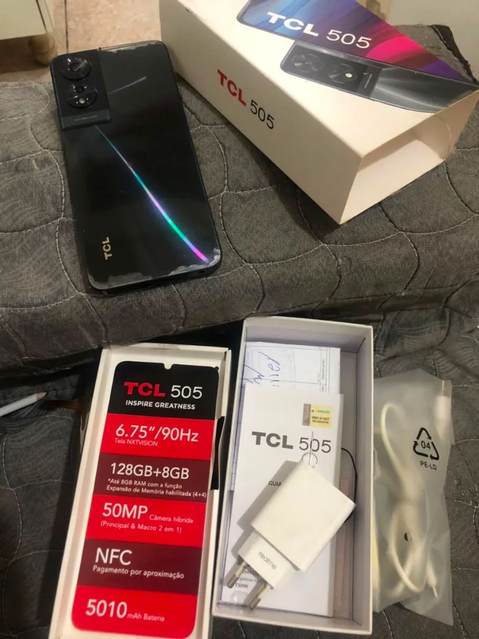 Celular TCL 505 128 gigas 