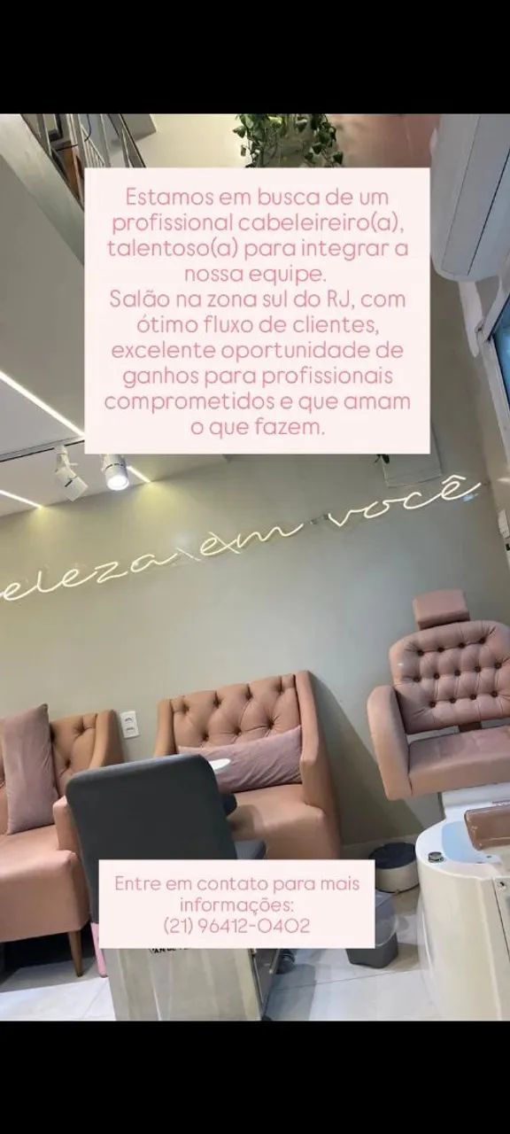 Vaga para Cabeleireiro(a)