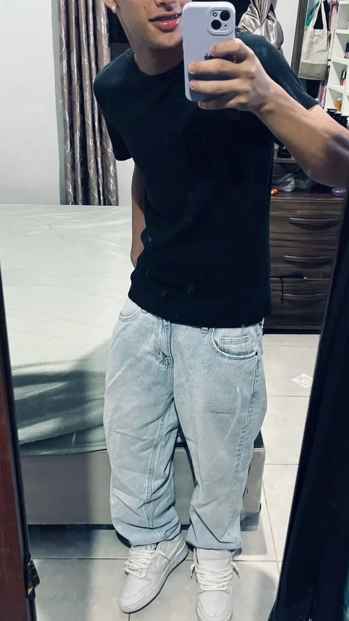 Calça baggy