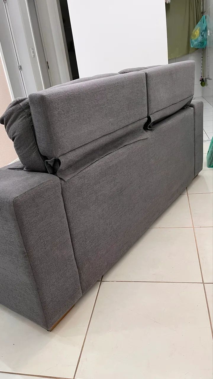 Sofa retratil e reclinavel com 2 lugares - Foto 2