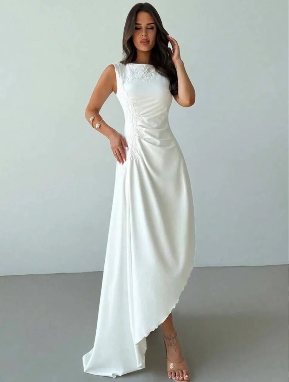 Vestido de casamento e véu - Foto 3