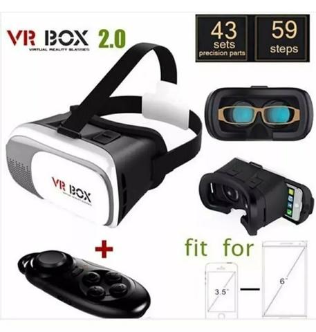 Óculos Vr Box + Controle bluetooth