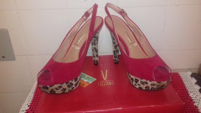 Peep Toe Vermelho - Foto 3