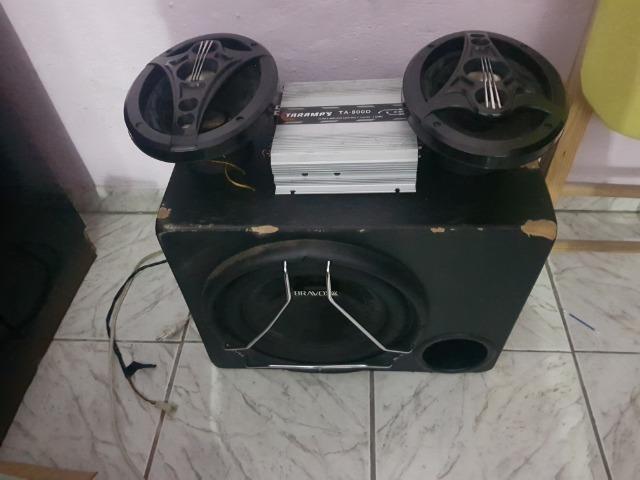 Caixa sub bravox módulo 800 rms