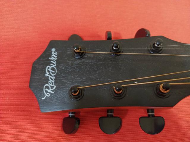 Violão redburn rbc-03 zebrano aço elétrico - Foto 4