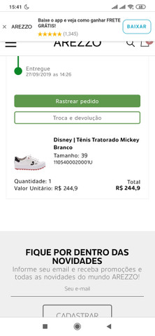 tênis feminino mickey tratorado