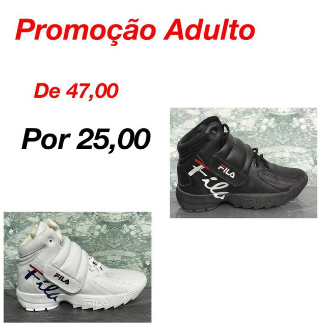 tenis fila infantil atacado