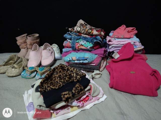 Lote menina veste do 1 a 2 anos