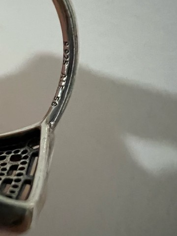 Anel Pandora N 56 com pedras Original - Foto 2