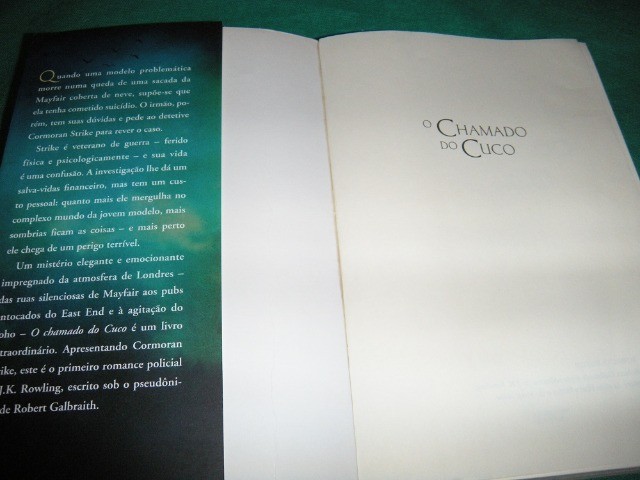 Livro O Chamado do Cuco - Robert Galbraith  - Foto 3