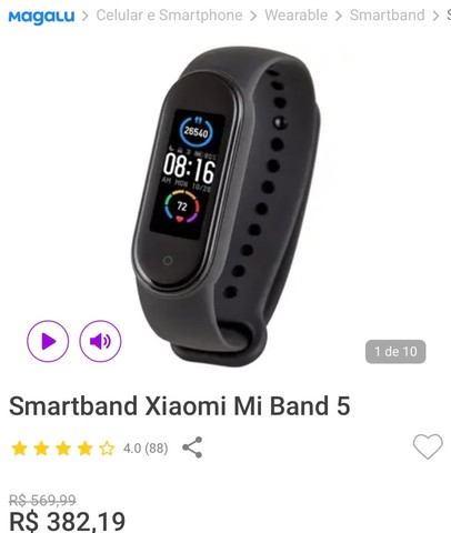 Relógio MI Smart Band5