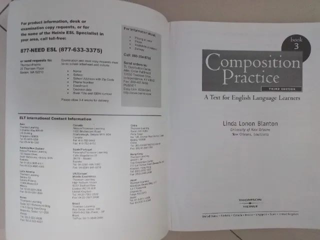 Livro "Composition Practice" semi-novo - Foto 3