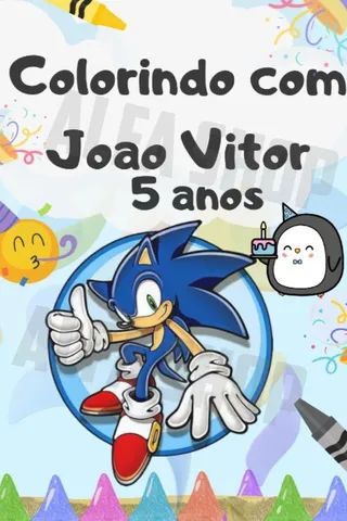 livro de colorir sonic by 