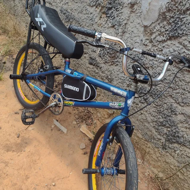 Bicicleta Aro 20 Montadinha Lbk C/ Banco Xr Guidão De Moto