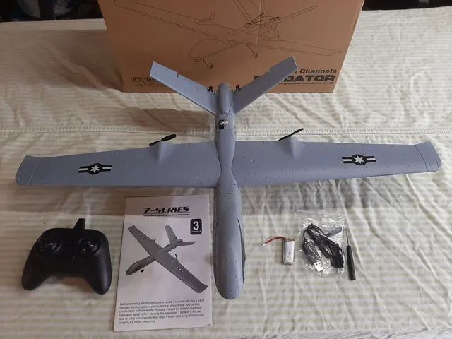 Aviao controle remoto drone predator z55 - Hobbies e coleções