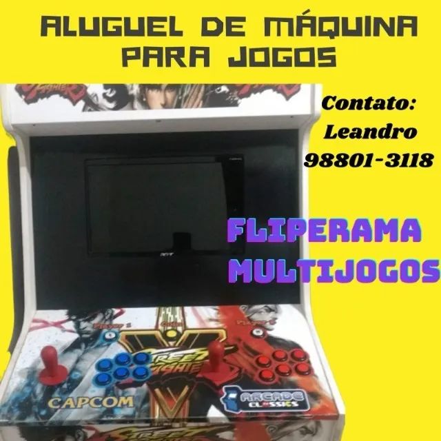 Fliperama Multijogos - Aluguel para eventos - Videogames - Vivendas do  Turu, São Luís 1261747431